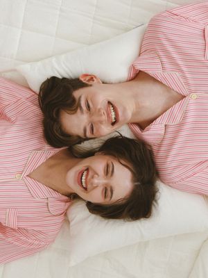 에버글로우 요루 커플잠옷 긴팔 파자마 상하의 세트