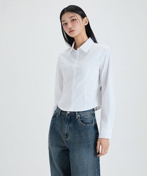 베이직 슬림핏 셔츠_MIWYWG110A