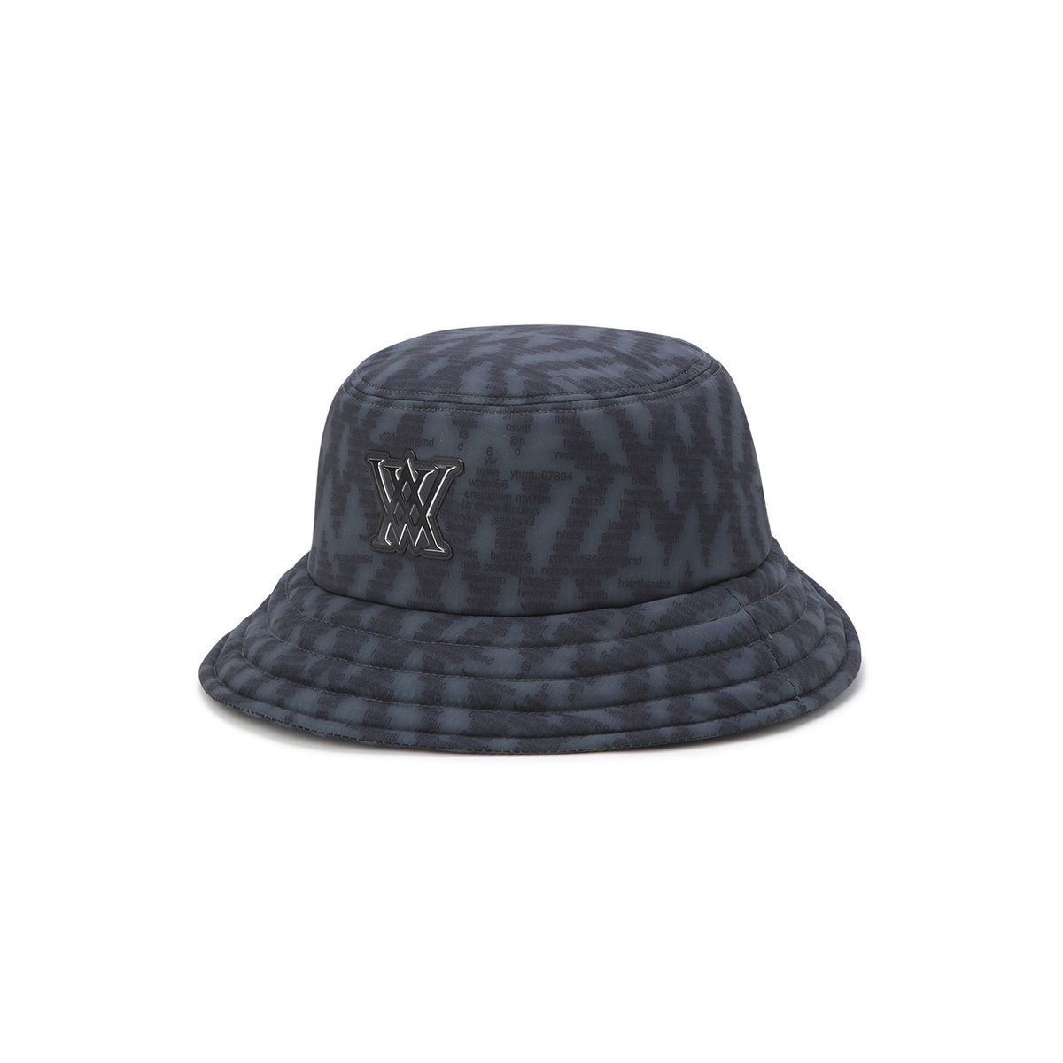 어뉴골프(ANEW GOLF) UNI LOGO PATTERN HAT_BK