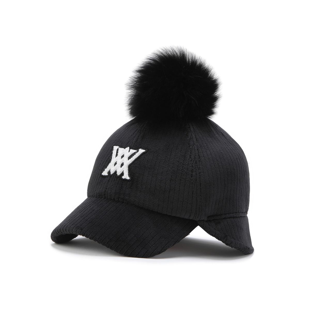 어뉴골프(ANEW GOLF) WOMEN SHORT EARFLAP CAP_BK