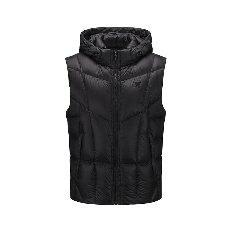 MEN WI HEAVY SHADOW SWING DOWN VEST_BK