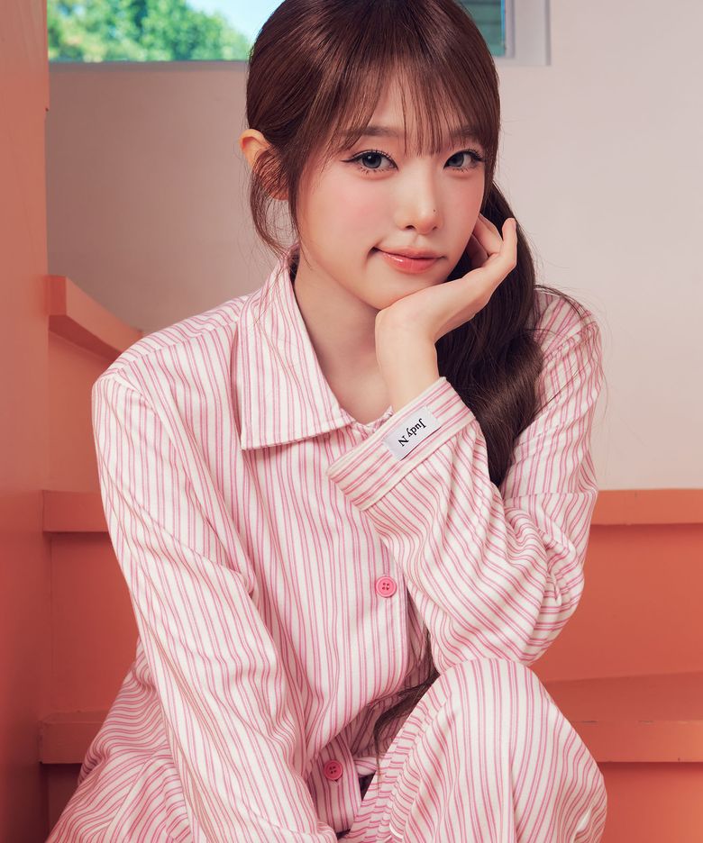 [최예나PICK] 페쉬 피치기모 커플잠옷 긴팔 파자마 상하의 세트
