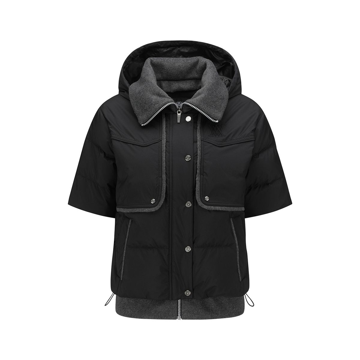 어뉴골프(ANEW GOLF) WOMEN WI SHORT SLEEVE DOWN JACKET_BK