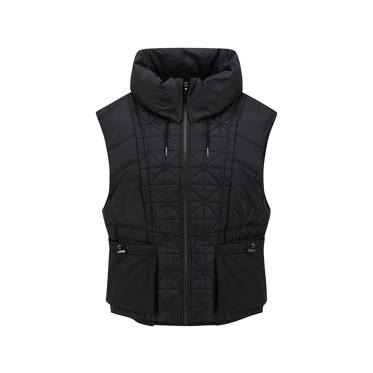 어뉴골프(ANEW GOLF) WOMEN WI HIGH NECK DOWN VEST_BK