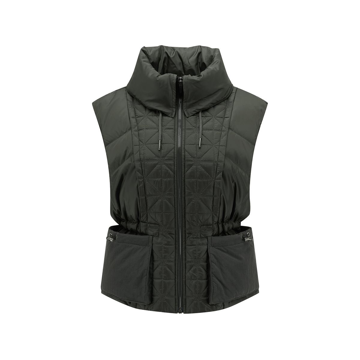 어뉴골프(ANEW GOLF) WOMEN WI HIGH NECK DOWN VEST_KH