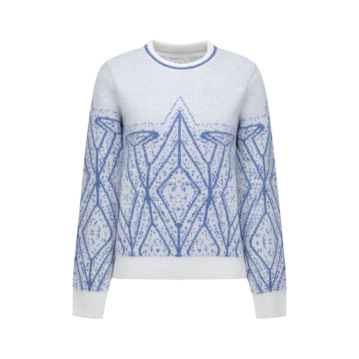 어뉴골프(ANEW GOLF) WOMEN WI FUZZY LOGO POINT SWEATER