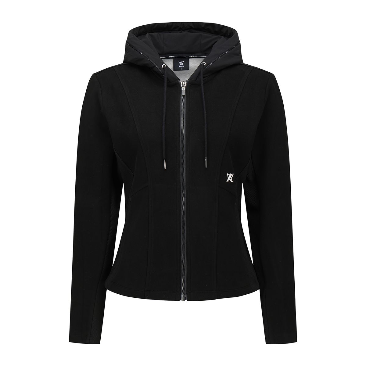 어뉴골프(ANEW GOLF) WOMEN WI HOODED MIDLAYER JACKET_BK