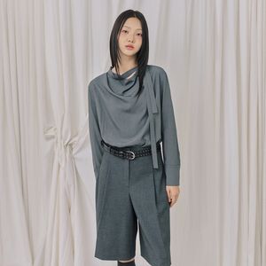 카울넥 긴팔 끈블라우스 AR3WB869