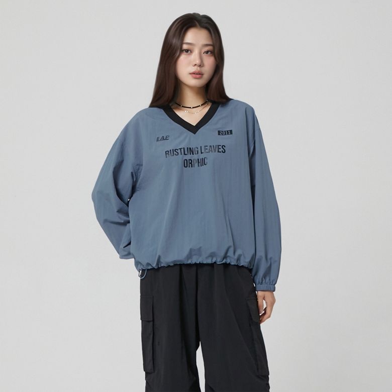 나일론 브이넥 맨투맨 AR3CT862