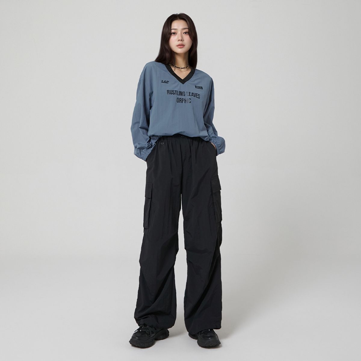 랩(LAP) 밴딩 카고 팬츠 AR3WP862