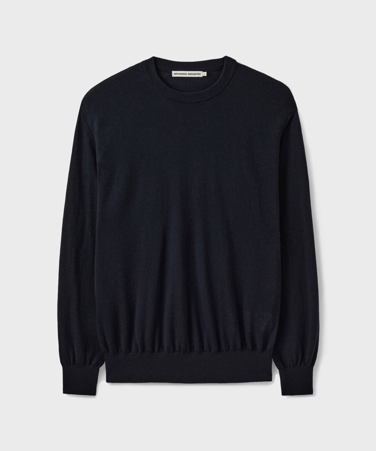 브랜디드(BRANDED) [SUPERIOR] ESSENTIAL SUPERFINE ROUND KNIT [DARK NAVY]