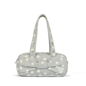 셔링 리본 토트백 [그레이]