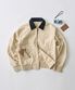 빈티지 리벳 블루종 워크 자켓 (베이지)