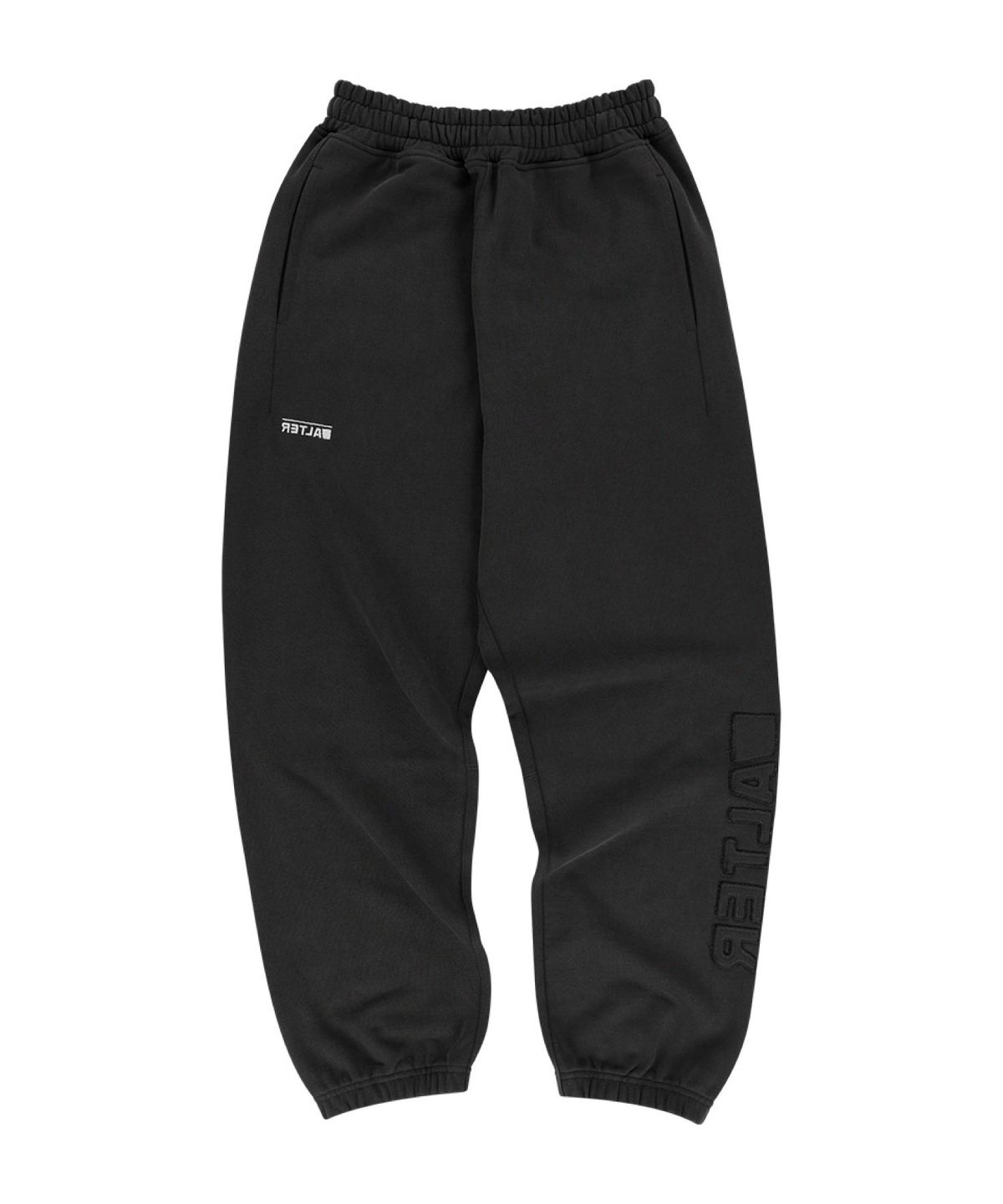 얼터 스튜디오(ALTER STUDIO) Pigment Applique Jogger Pants_Charcoal