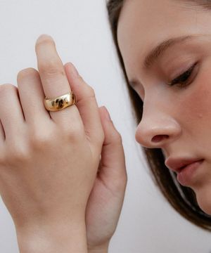 solid classic bold ring (R015_gold)