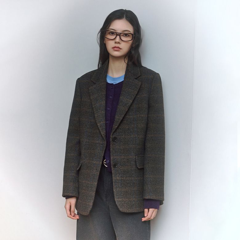 싱글 2버튼 스탠다드 자켓 AR4WJA64