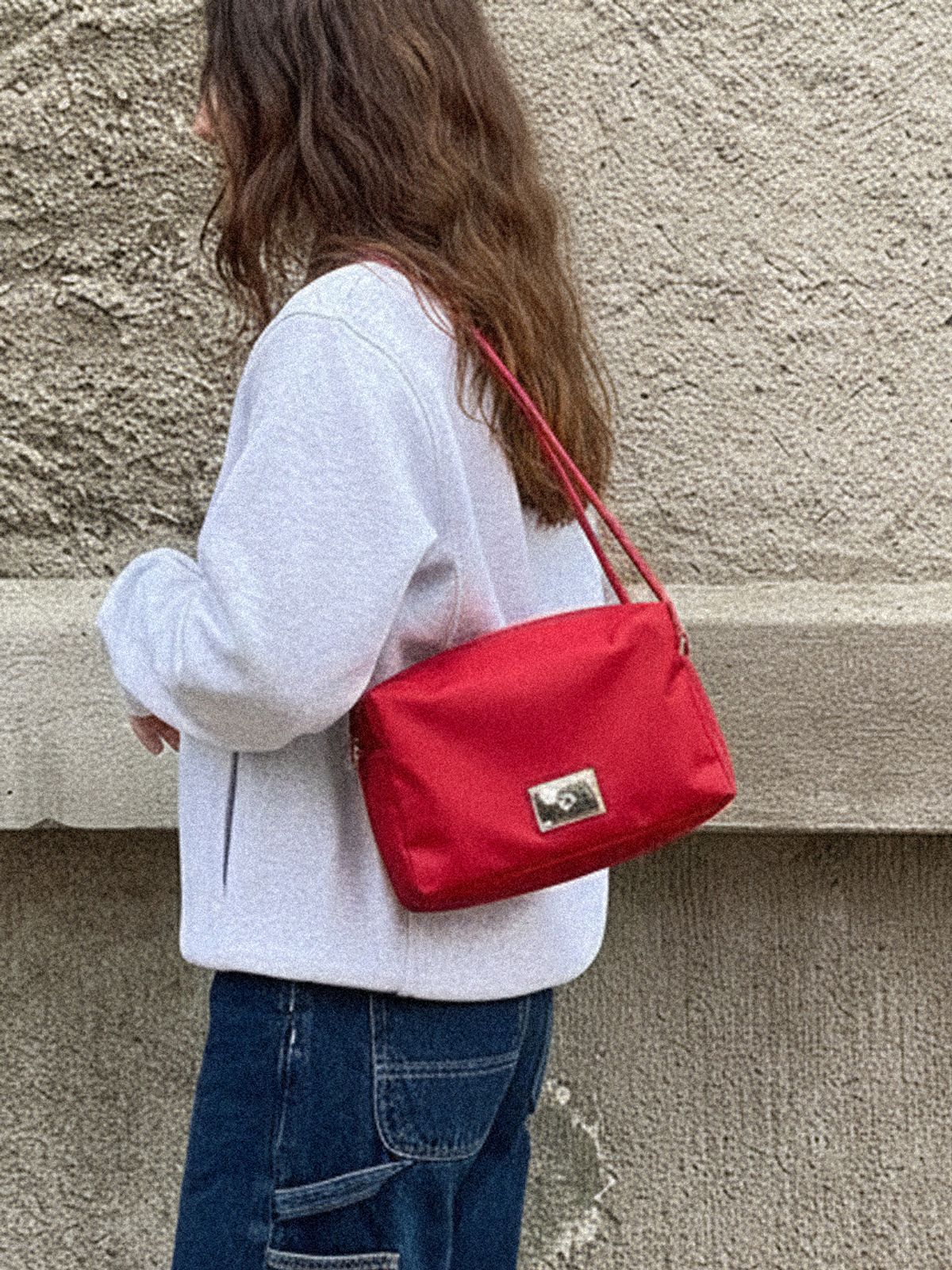 샐볼(SALBOL) SYMBOL NYLON COMPACTBAG [RED]