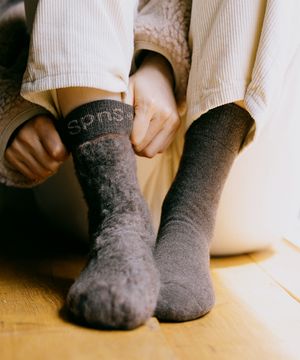 [3팩] 메리노 울 양털 기모 방한 양말-컬러선택형