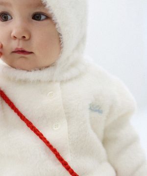 [KIDS]앙고라 가디건 아이보리