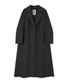 Langs Handmade Wool Coat BLACK