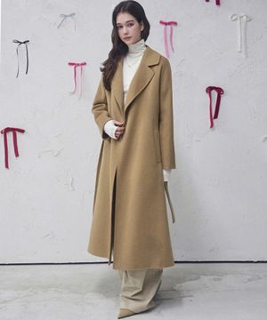 Langs Handmade Wool Coat CAMEL