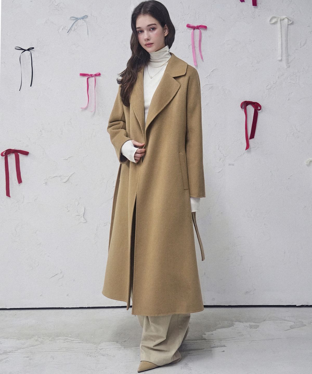 비바셔스(VIVACIOUS) Langs Handmade Wool Coat CAMEL