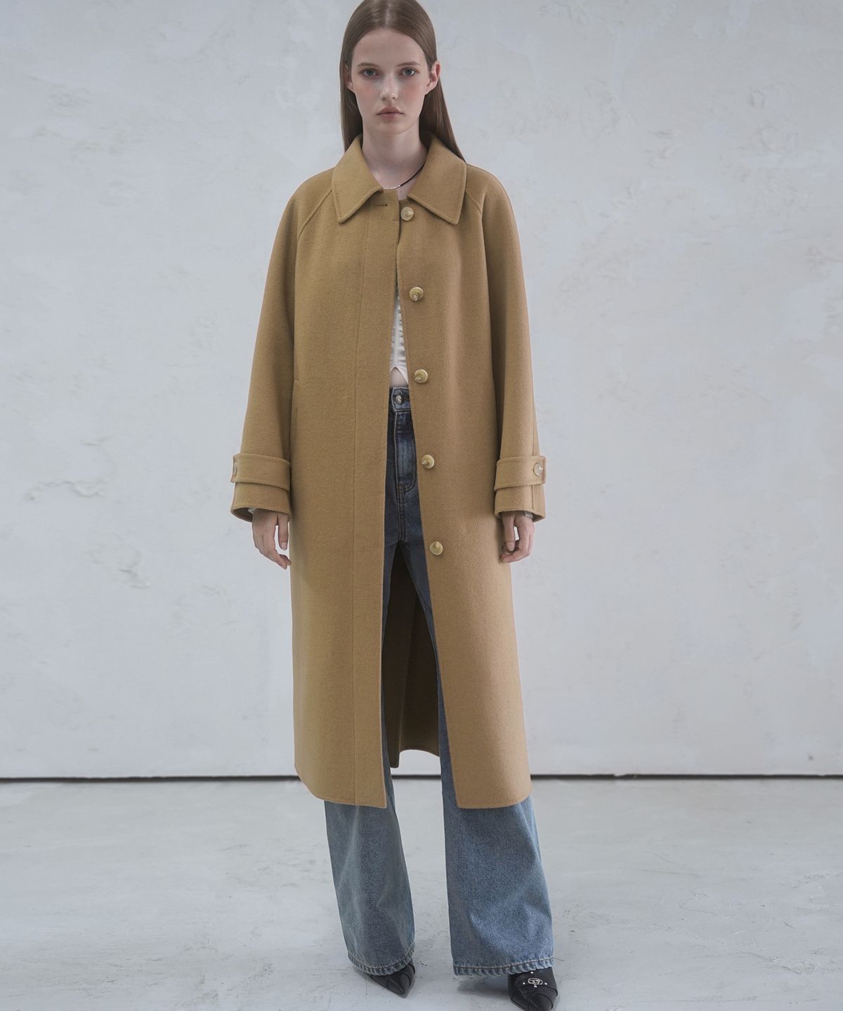 비바셔스(VIVACIOUS) Louvre Handmade Wool Coat CAMEL