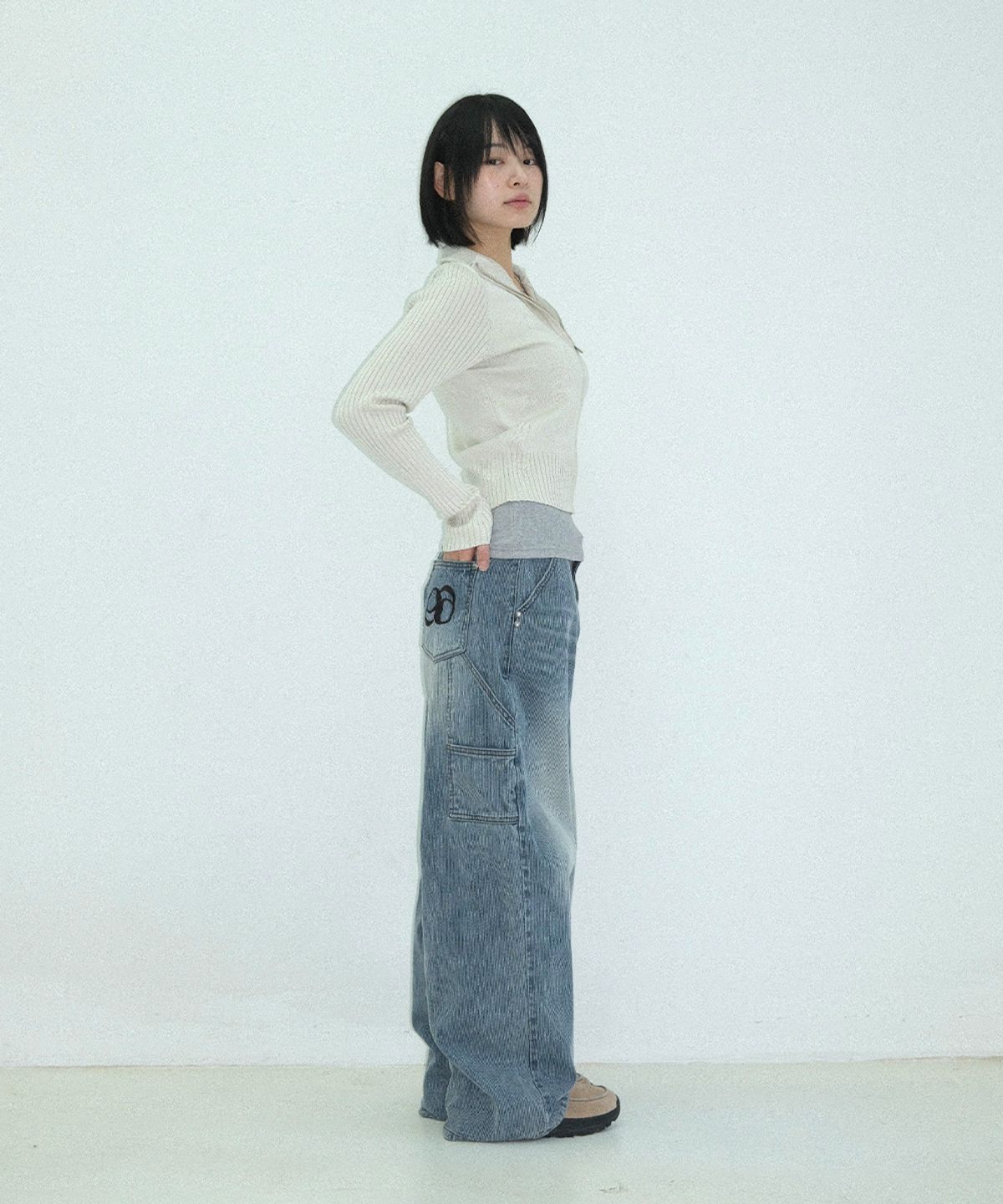애즈온(ASON) ECHO CARPENTER PANTS / BLUE