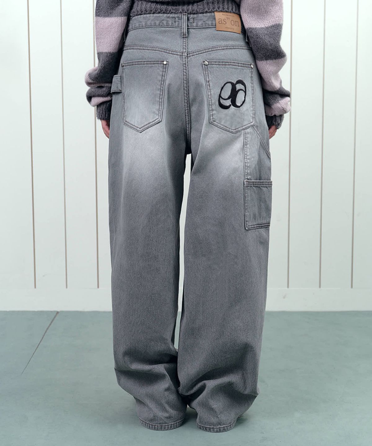 애즈온(ASON) ECHO CARPENTER PANTS / GRAY