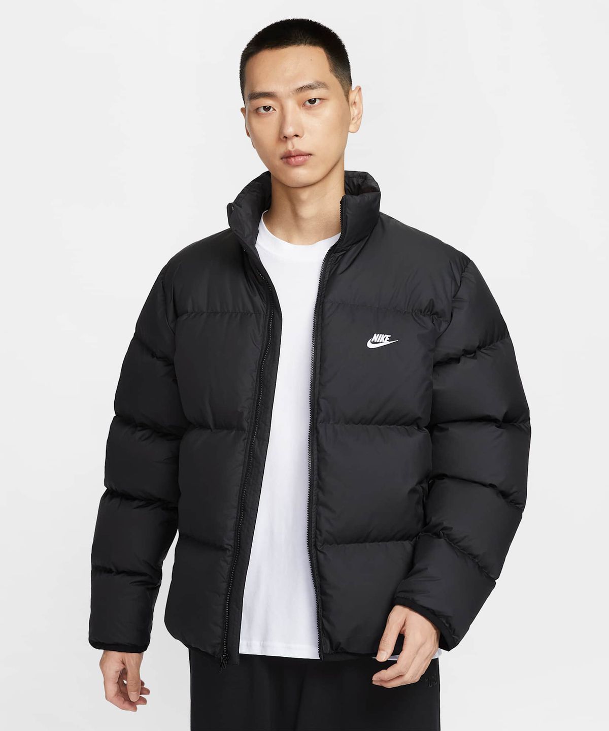 나이키(NIKE) 스포츠웨어 클럽 써마 핏 패딩 재킷 M - 블랙:화이트 / IB2976-010