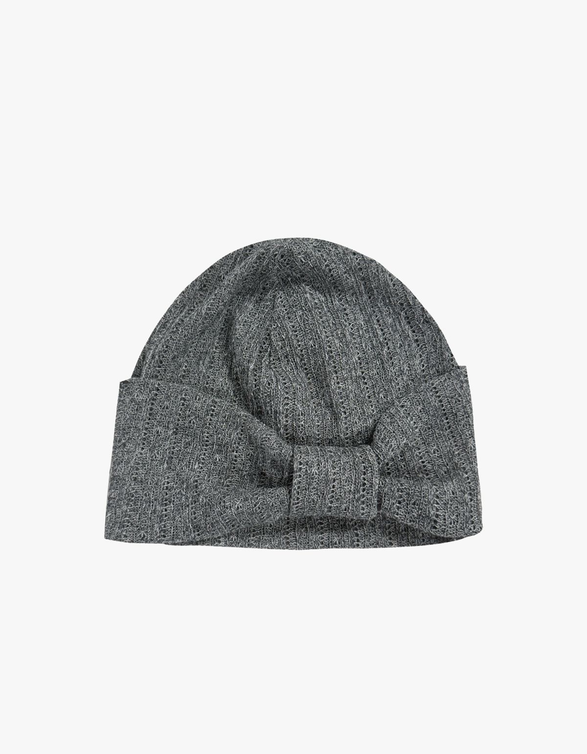 시오(SIO) RIBBON KNIT BEANIE [MELANGE]
