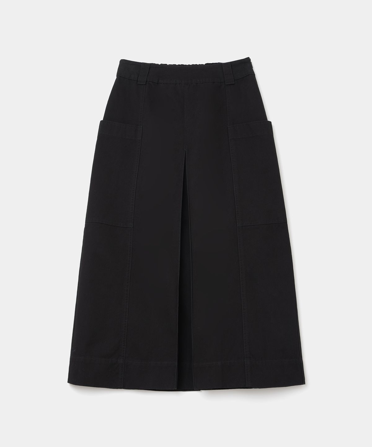 유니폼브릿지(UNIFORM BRIDGE) pocket long skirt(womens) black