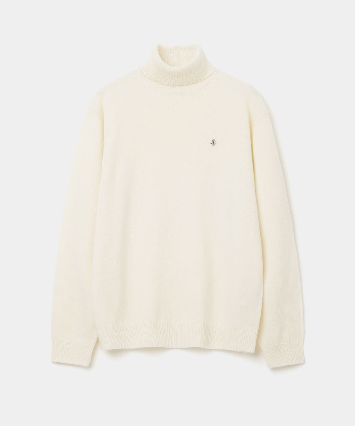 유니폼브릿지(UNIFORM BRIDGE) merino wool turtle neck knit ivory
