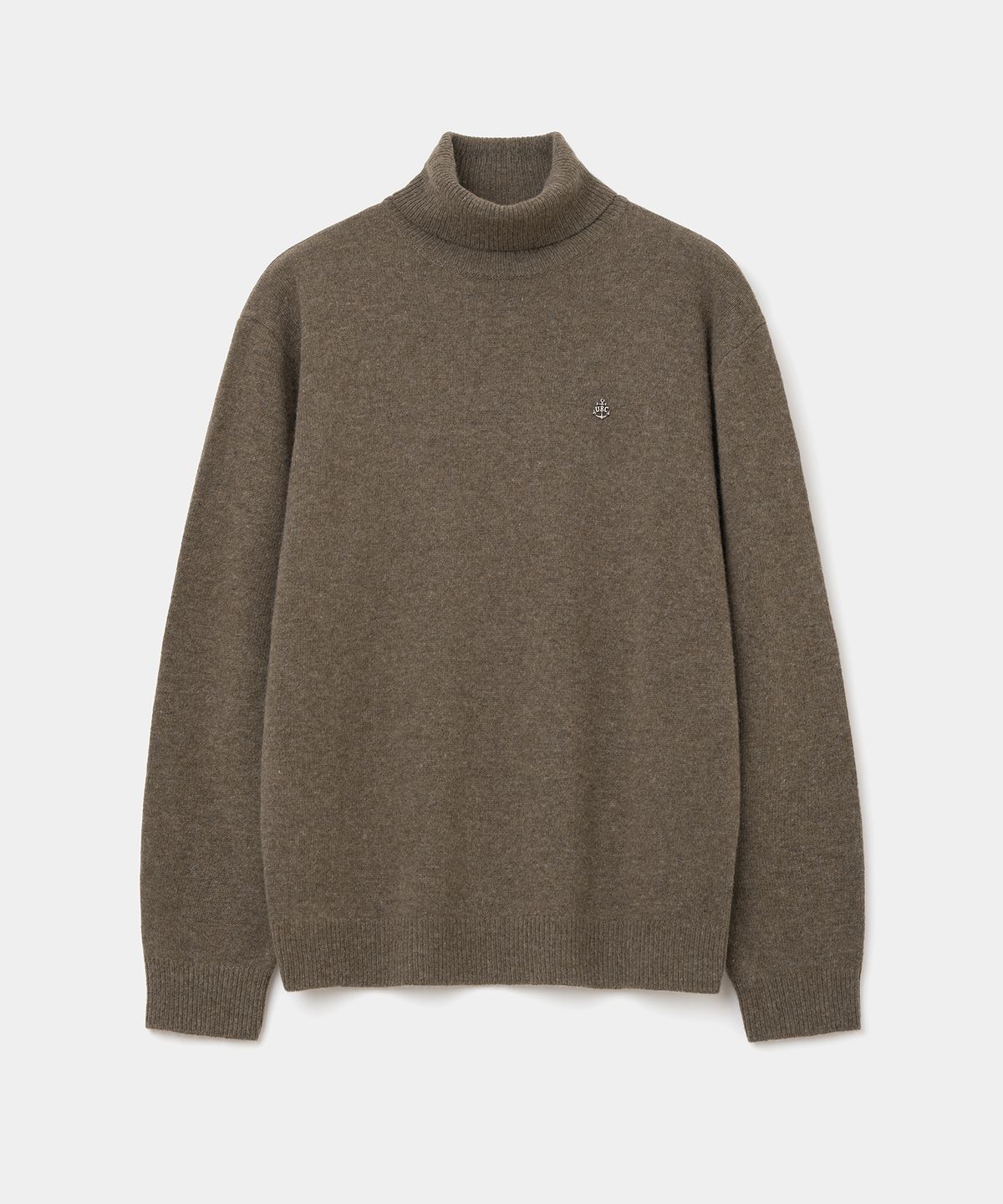 유니폼브릿지(UNIFORM BRIDGE) merino wool turtle neck knit brown