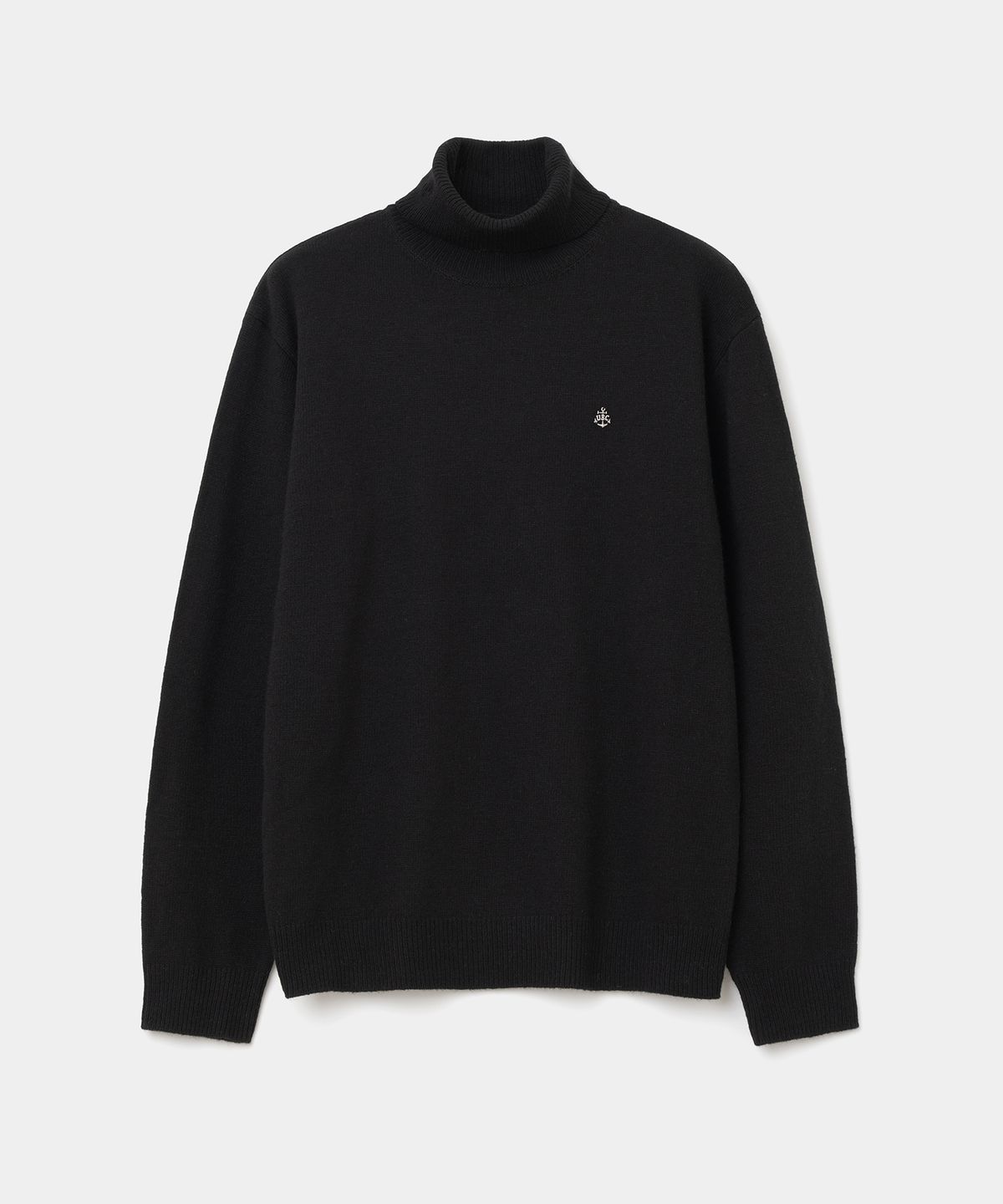 유니폼브릿지(UNIFORM BRIDGE) merino wool turtle neck knit black