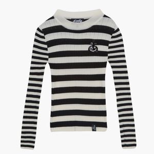 스트라이프 립 니트 탑 WHITE STRIPE (S5FWKT007)