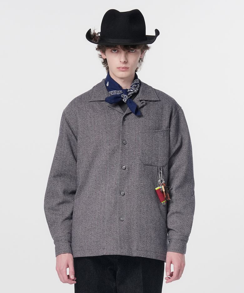 Western Quilted Shirt_Charcoal