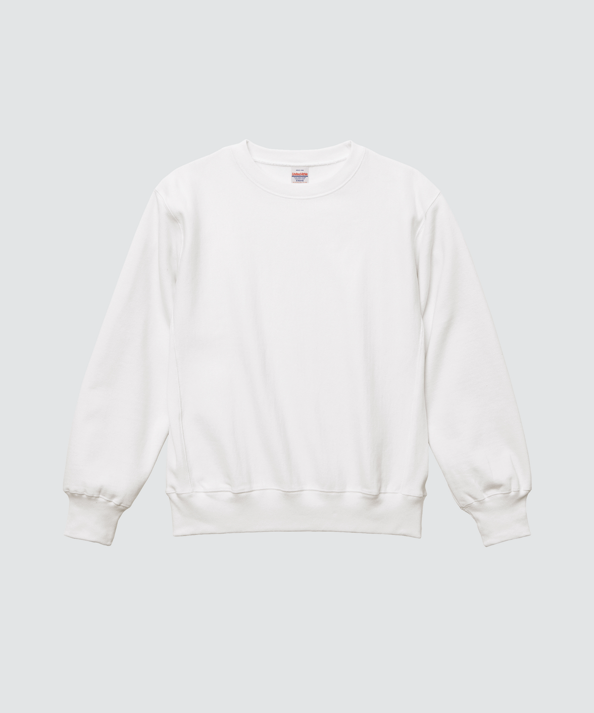유나이티드 애슬(UNITED ATHLE) 12oz 헤비웨이트 기모 크루넥 스웨트_화이트