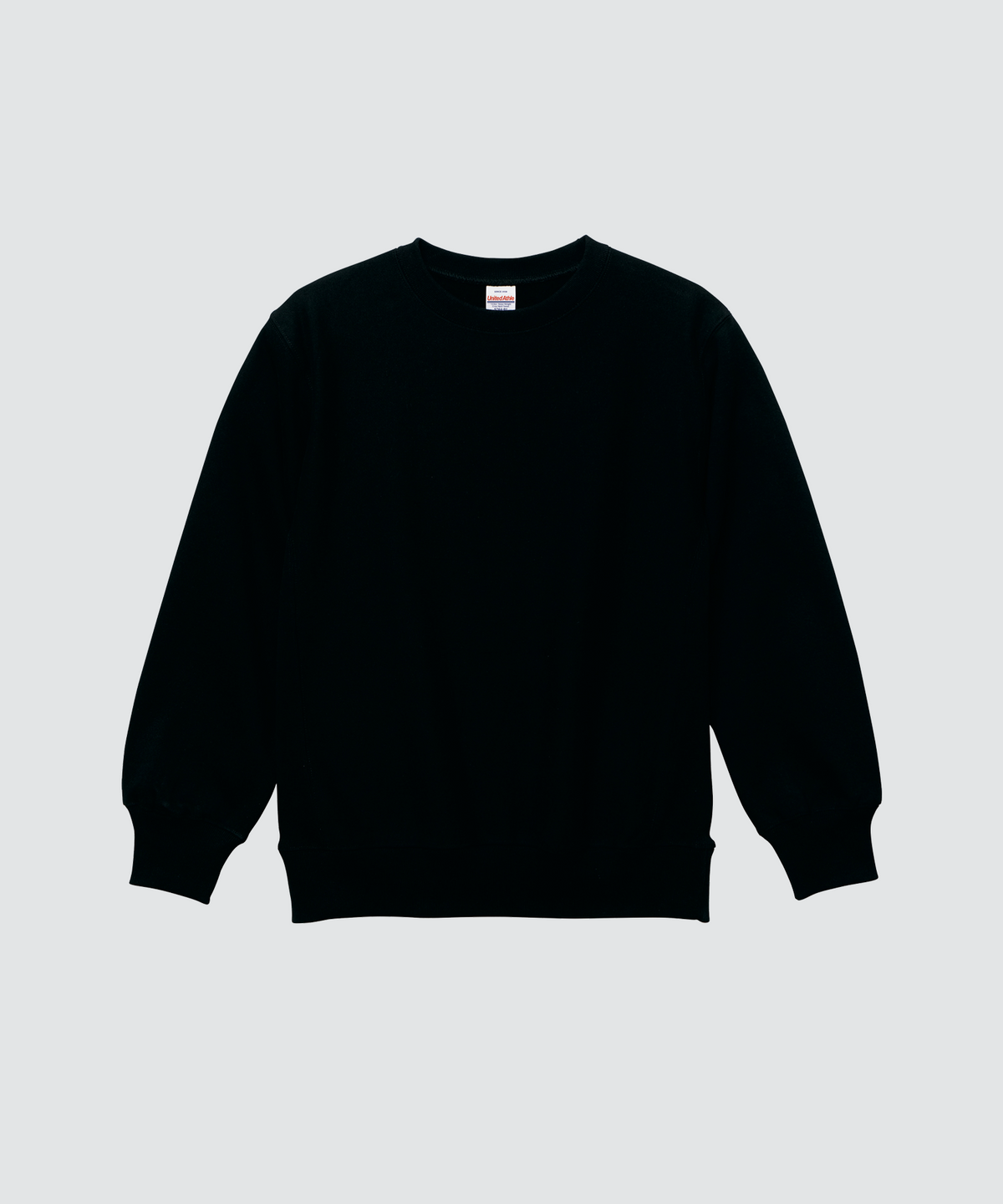 유나이티드 애슬(UNITED ATHLE) 12oz 헤비웨이트 기모 크루넥 스웨트_블랙