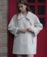 Wool Double Half Coat [Ivory]