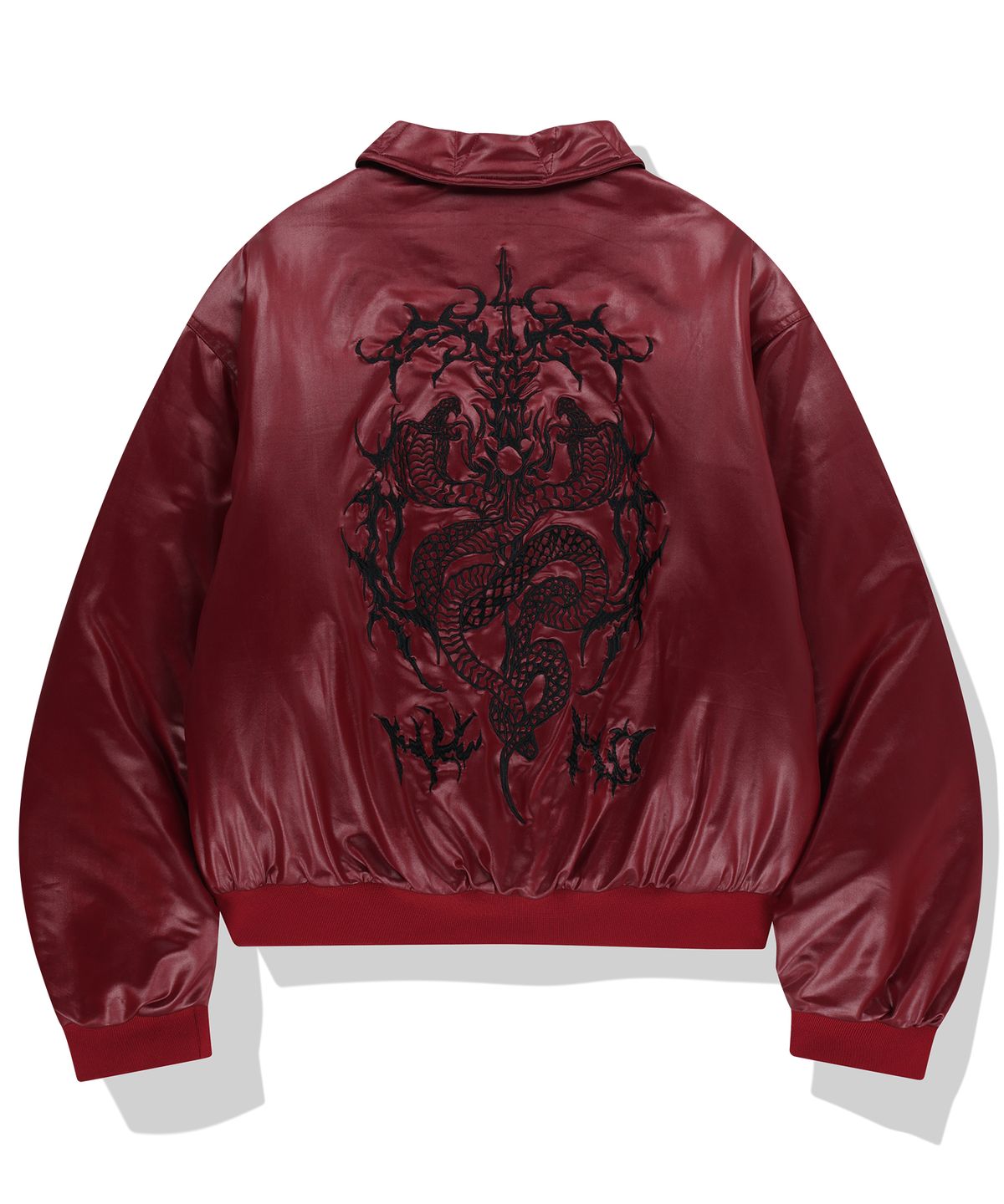 낫포너드(NOT4NERD) 2 Crossed Viper Bomber Jacket - Red