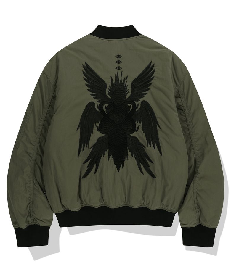Abyss Angel MA-1 Jacket - Khaki