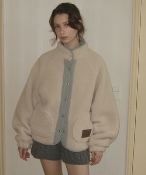 Poppy Fleece Jumper - Ivory
