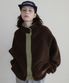Poppy Fleece Jumper - Brown