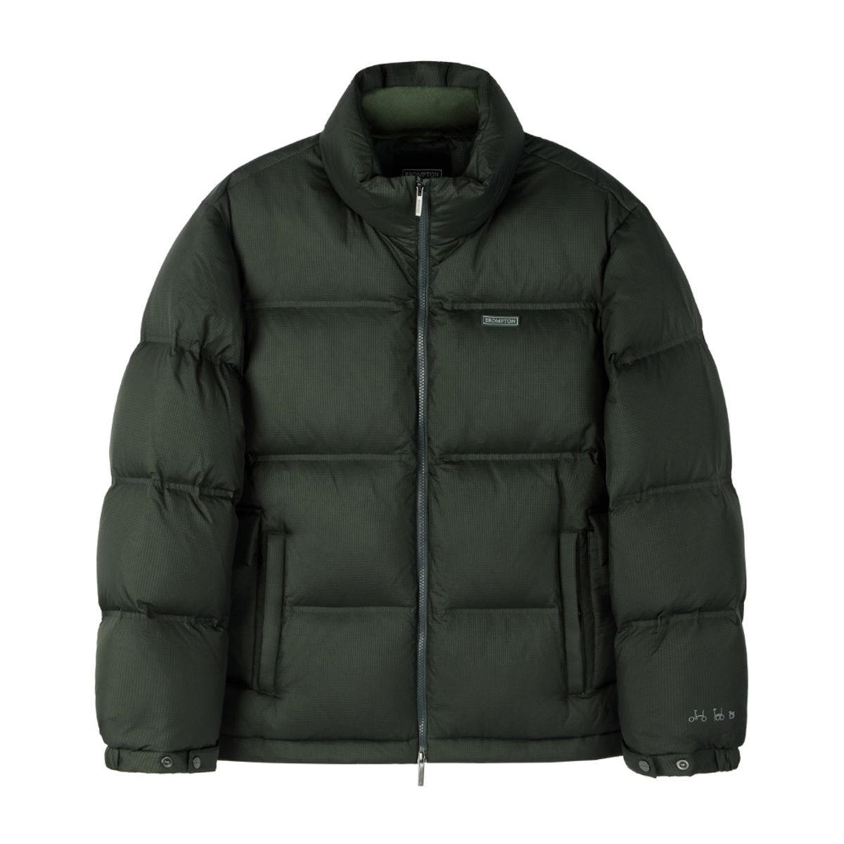 브롬톤 런던(BROMPTON LONDON) LIGHT SHELL HEAVY SHORT DOWN JUMPER - KHAKI (P254UDW136)