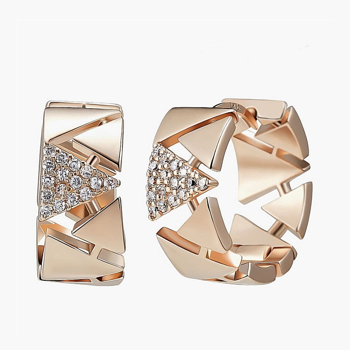 모노그래프(MONOGRAPH) 루카스 귀걸이 MGER005S 14K Gold Plated