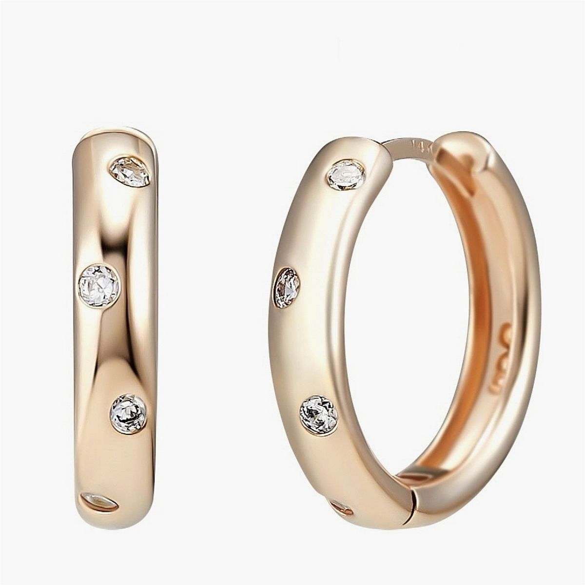모노그래프(MONOGRAPH) 루나 귀걸이 MGER006S 14K Gold Plated