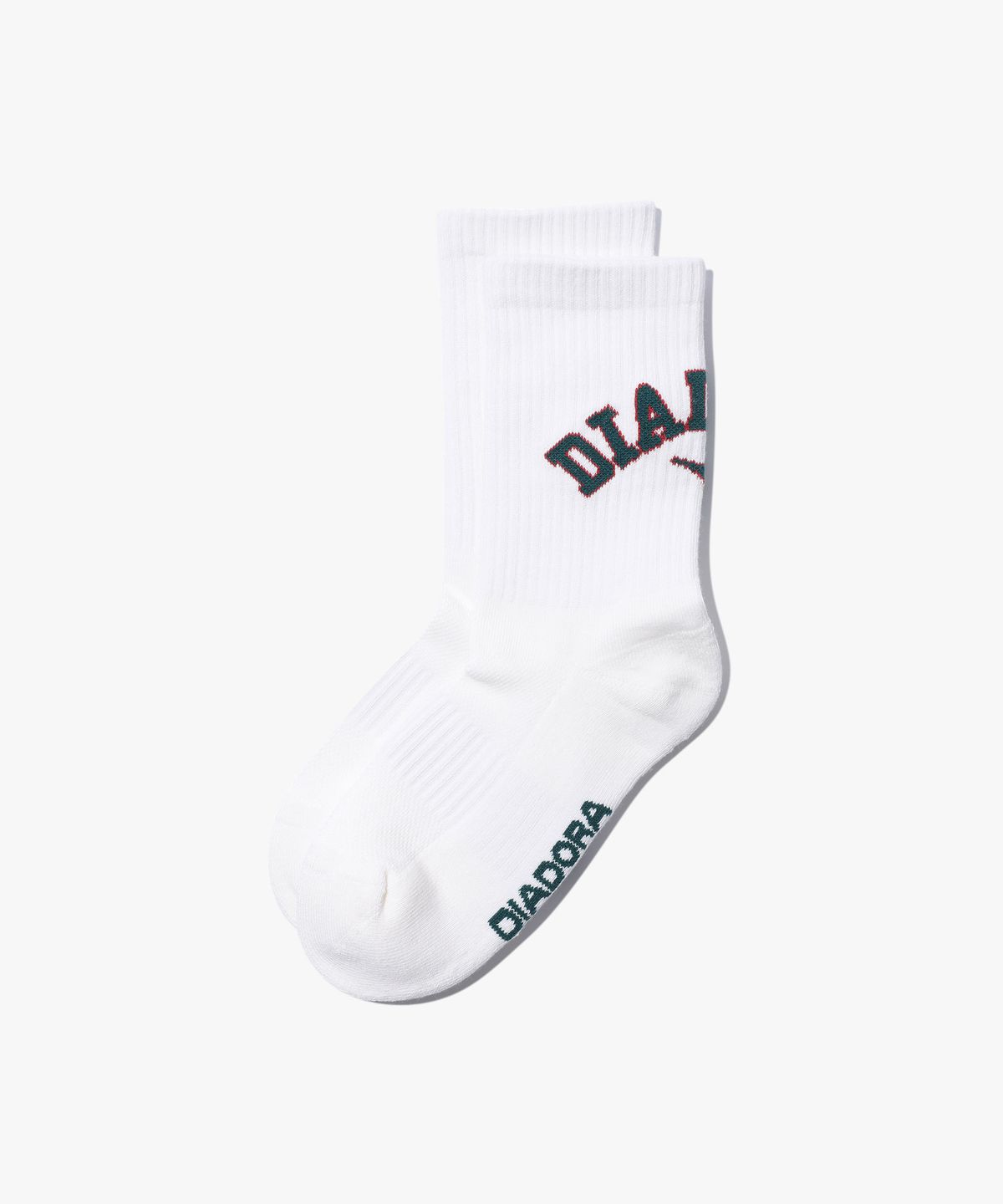 디아도라(diadora) 아치 로고 미드 삭스 WHITE