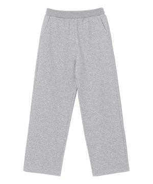 베이직 와이드 스웨트 팬츠 LP9PU984_MELANGE GREY