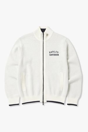 플랫트랙 집업 니트가디건_아이보리 HH15312001